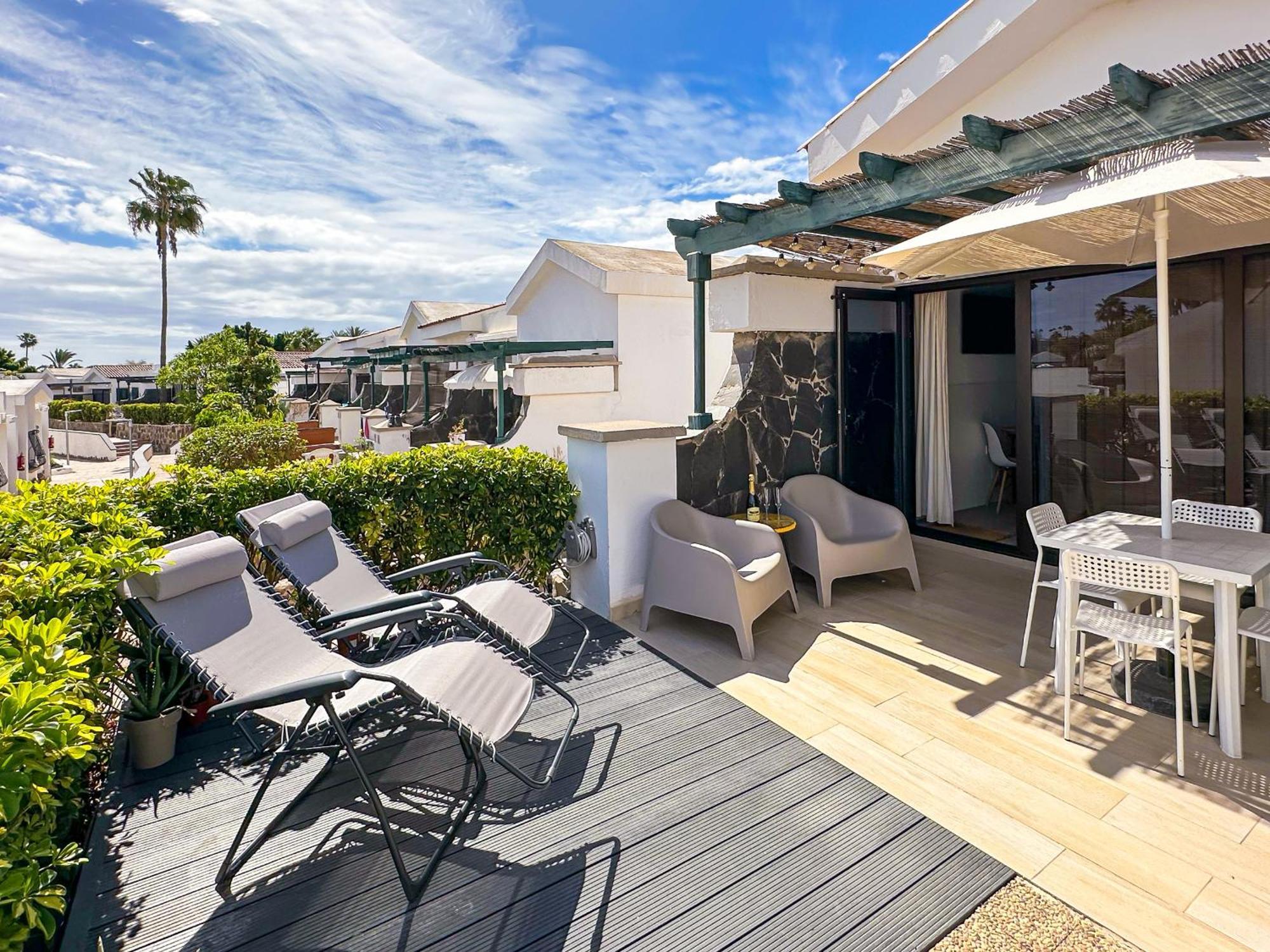 Relaxing Retreat In Maspalomas Lago - Fully Renovated Bungalow מראה חיצוני תמונה